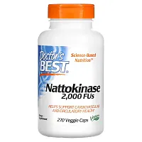 Doctor&#x27;s Best, Nattokinase, 2,000 FUs, 270 Veggie Caps