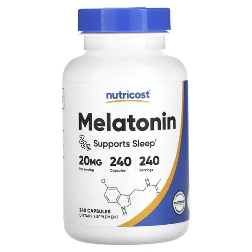 Nutricost, Melatonin , 20 mg, 240 Capsules