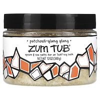 ZUM, Zum Tub, английская и морская соль, пачули и иланг-иланг, 340 г (12 унций)