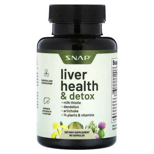 Snap Supplements, Liver Health &amp; Detox, 60 Capsules