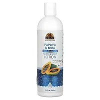 Okay Pure Naturals, Hand &amp; Body Lotion, Papaya &amp; Shea , 12 fl oz (355 ml)