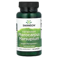 Swanson, Full Spectrum Pterocarpus Marsupium, 400 mg, 60 Capsules