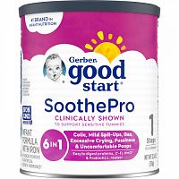 Gerber, Good Start, Soothe, детская смесь с железом, от 0 до 12 месяцев, 351 г (12,4 унции)