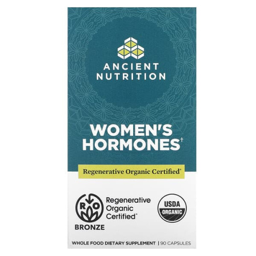 Ancient Nutrition, Women&#x27;s Hormones, 90 Capsules