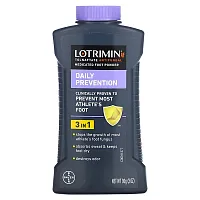 Lotrimin, Athlete&#x27;s Foot Daily Prevention Medicated Foot Powder, 3 oz (90 g)