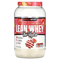 MuscleSport, Lean Whey, Iso-Hydro, Strawberry Ice Cream, 2 lbs (908 g)