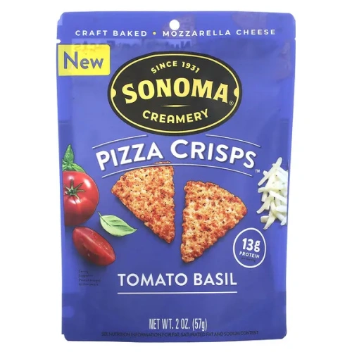 Sonoma Creamery, Pizza Crisps, Tomato Basil, 2 oz (57 g)