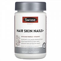 Swisse, Ultiboost, добавка для здоровья волос, кожи и ногтей Hair Skin Nails+, 150 таблеток