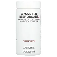 Codeage, Grass-Fed Beef Organs, 180 Capsules