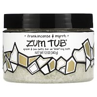 ZUM, Zum Tub, морские соли с английской солью, ладан и мирра, 340 г (12 унций)