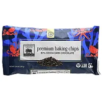 Endangered Species Chocolate, Premium Baking Chips, Dark Chocolate, 60% Cocoa, 10 oz (285 g)