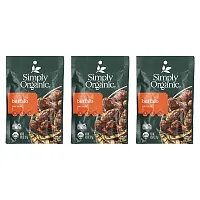 Simply Organic, Buffalo Dry Rub Mix, 3 Packets, 0.95 oz (27 g) Each