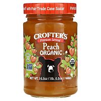 Crofter's Organic, Органический спред премиального качества, персик, 468 г (16,5 унции)