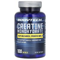 BodyTech, Creatine Monohydrate, 100 Capsules