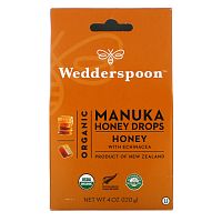 Wedderspoon, Organic Manuka Honey Drops, Honey with Echinacea, 4 oz (120 g)