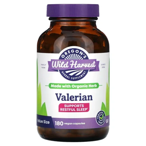 Oregon&#x27;s Wild Harvest, Valerian, 180 Vegan Capsules