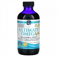 Nordic Naturals, Ultimate Omega Xtra, лимон, 8 жидких унций (237 мл)