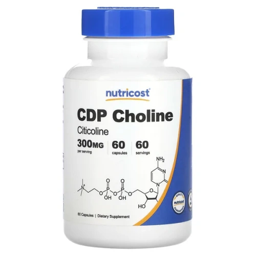 Nutricost, CDP Choline, Citicoline, 300 mg, 60 Capsules