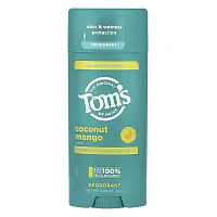 Tom&#x27;s of Maine, Aluminum Free Deodorant, Coconut Mango, 3.25 oz (92 g)