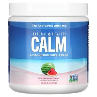 Natural Vitality, Calm, смесь для приготовления антистресс-напитка, арбуз, 226 г (8 унций)