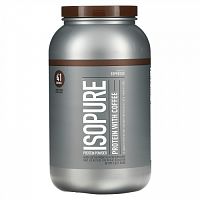 Isopure, протеиновый порошок с кофе, эспрессо, 1,36 кг (3 фунта)