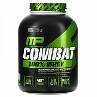 MusclePharm, Combat, 100% Whey Protein, печенье со сливками, 2269 г (5 фунтов)