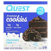 Quest Nutrition, Замороженное печенье, праздничный торт, 8 печений, 25 г (0,88 унции)