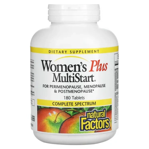 Natural Factors, Women&#x27;s Plus MultiStart, 180 Tablets