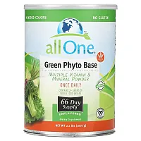 All One, Nutritech, Green Phyto Base, Multiple Vitamin &amp; Mineral Powder, Unflavored, 2.2 lbs (1,000 g)