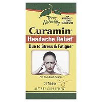 Terry Naturally, Curamin, Headache Relief, 21 Tablets