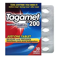 Tagamet, HB200 Acid Reducer, 200 mg, 30 Tablets