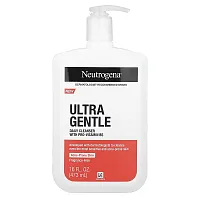 Neutrogena, Ultra Gentle Daily Cleanser With Pro-Vitamin B5, Acne-Prone Skin, Fragrance-Free, 16 fl oz (473 ml)