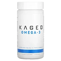 Kaged, Omega-3, Ultra-Pure Fish Oil, Triple Strength, 60 Softgels