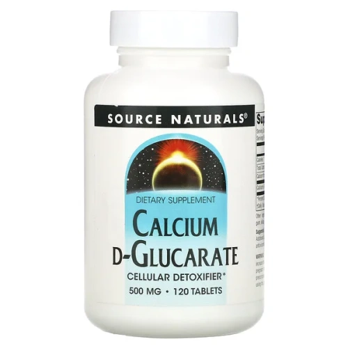 Source Naturals, Calcium D-Glucarate, 500 mg, 120 Tablets