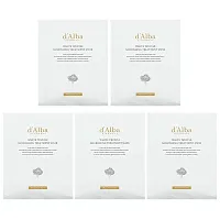 d&#x27;Alba, White Truffle Nourishing Treatment Beauty Mask, 5 Sheet Masks, 0.84 fl oz (25 ml) Each