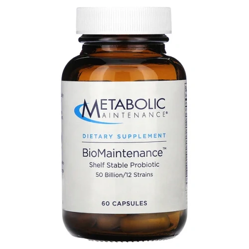 Metabolic Maintenance, BioMaintenance, Shelf Stable Probiotic, 60 Capsules