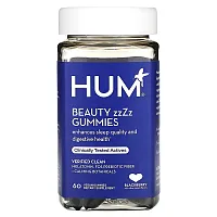 HUM Nutrition, Beauty zzZz Gummies, Blackberry, 60 Vegan Gummies