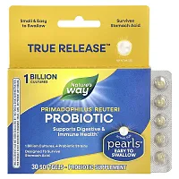 Nature&#x27;s Way, Primadophilus Reuteri Probiotic, 1 Billion, 30 Softgels