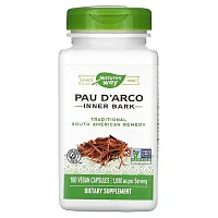 Nature&#x27;s Way, Pau d&#x27;Arco, Inner Bark, 1,090 mg, 180 Vegan Capsules (545 mg per Capsule)