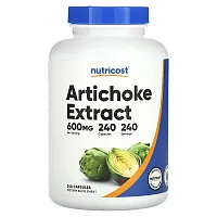 Nutricost, Artichoke Extract, 600 mg, 240 Capsules