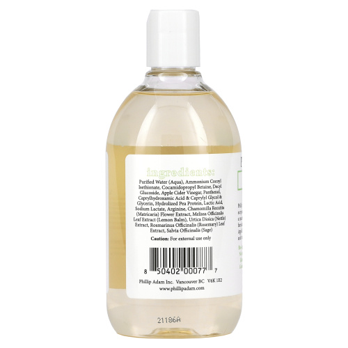 Phillip Adam, Shampoo, Fragrance Free, 12 fl oz (355 ml) фото 2