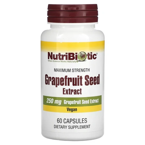 NutriBiotic, Grapefruit Seed Extract, 250 mg, 60 Capsules