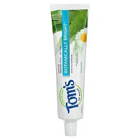 Tom's of Maine, Natural Botanically Bright Whitening Toothpaste, без фтора, мята, 133 г (4,7 унции)