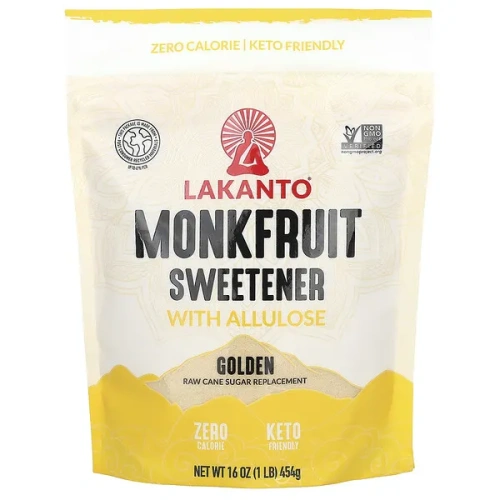 Lakanto, Monkfruit Sweetener with Allulose, Golden, 16 oz (454 g)