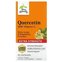 Terry Naturally, Quercetin with Vitamin C, Extra Strength, 60 Capsules