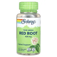 Solaray, True Herbs, Red Root, 420 mg, 100 VegCaps