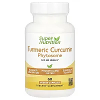 Super Nutrition, Turmeric Curcumin Phytosome Meriva®, 500 mg, 60 Veggie Capsules