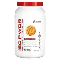 Metabolic Nutrition, ISOpwdr, Whey Protein Isolate, Peanut Butter Cookie, 1.52 lbs (690 g)