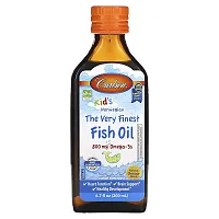 Carlson, Kid&#x27;s Norwegian, The Very Finest Fish Oil, Natural Orange, 6.7 fl oz (200 ml)