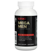 GNC, Mega Men, мультивитамины для мужчин, 1 капсула в день, 60 капсул